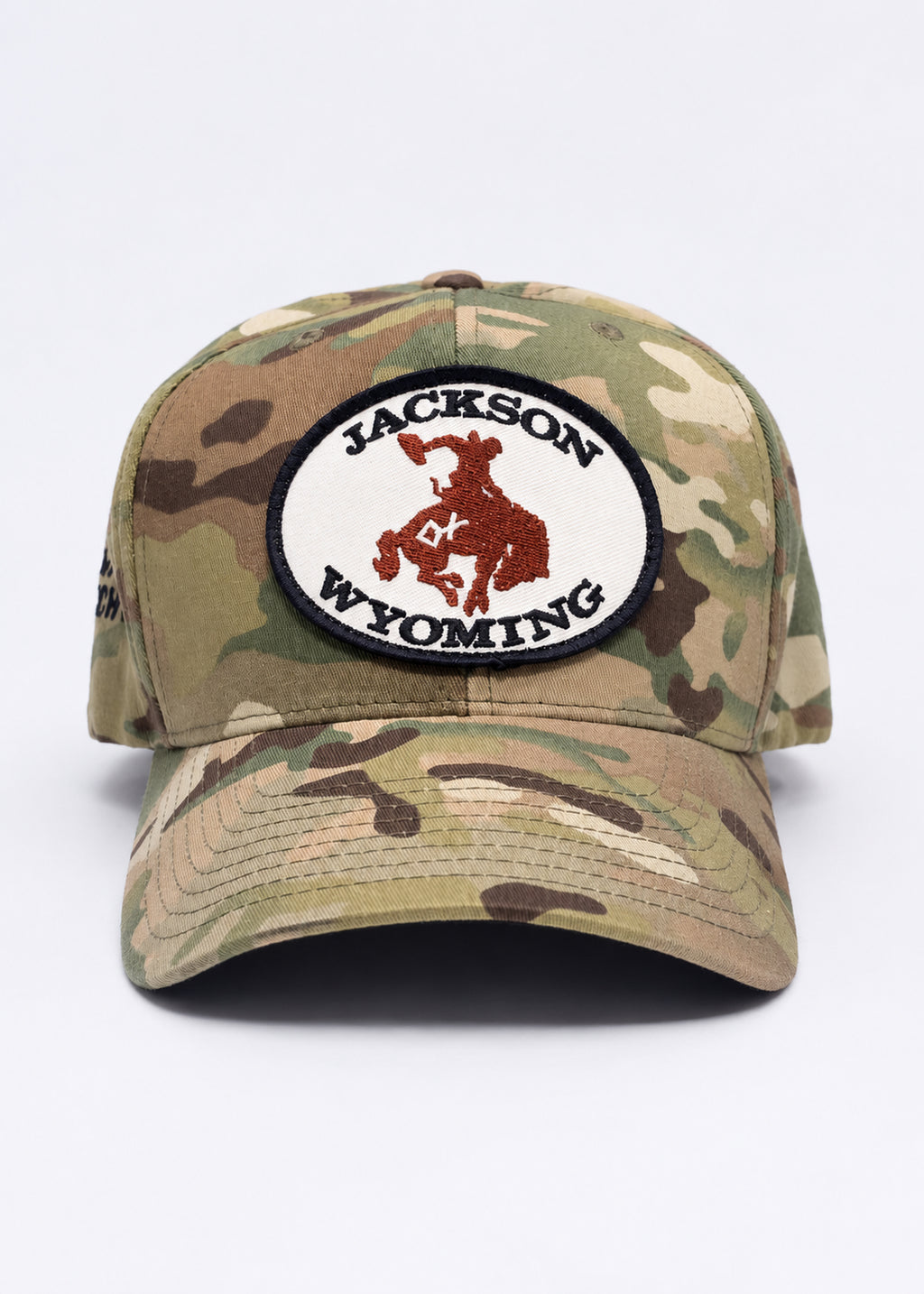 Tan Camo + Navy and Red Patch | Diamond Cross Ranch Camo Patch Hat