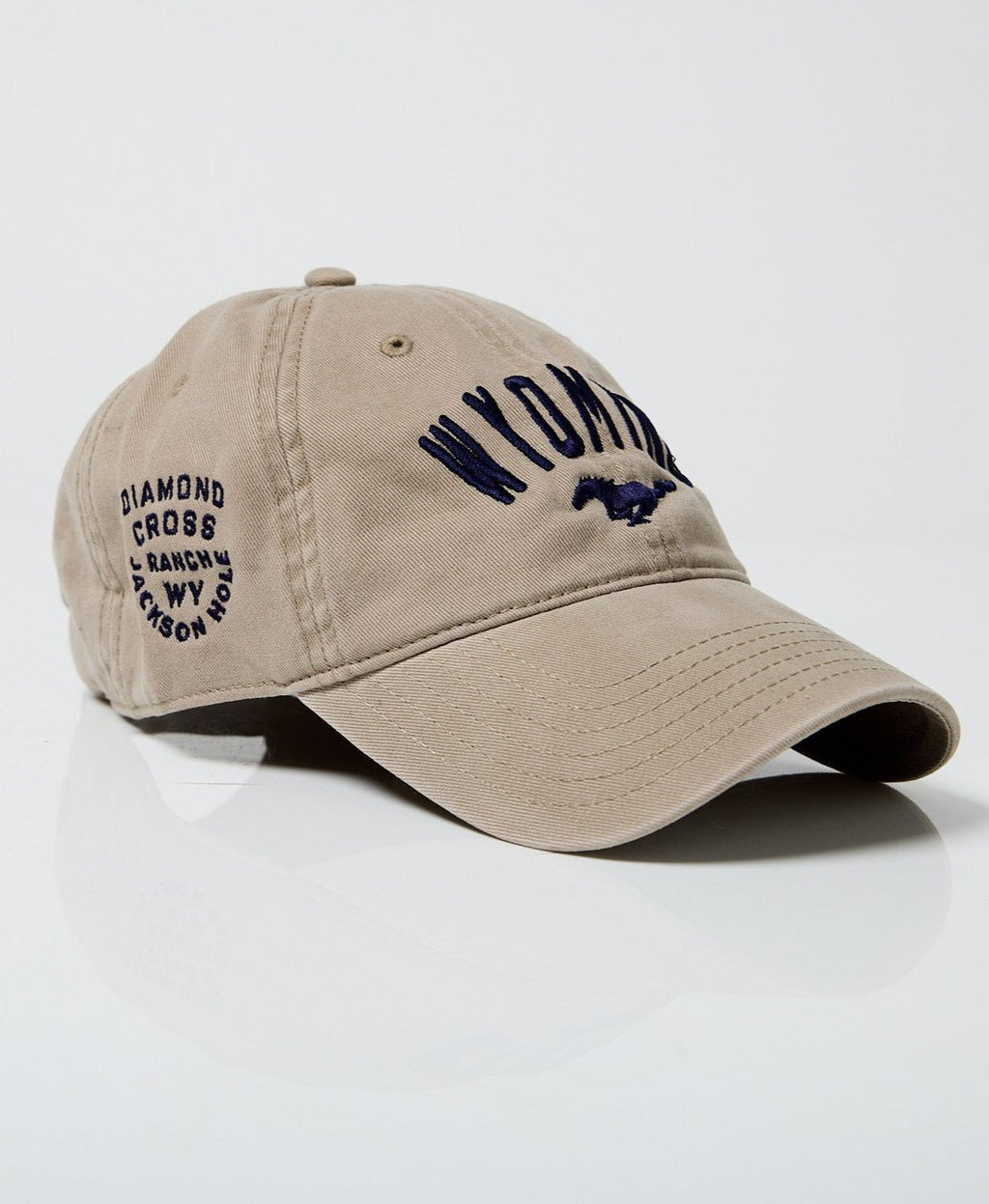 Tan Wyoming | Diamond cross ranch dad caps