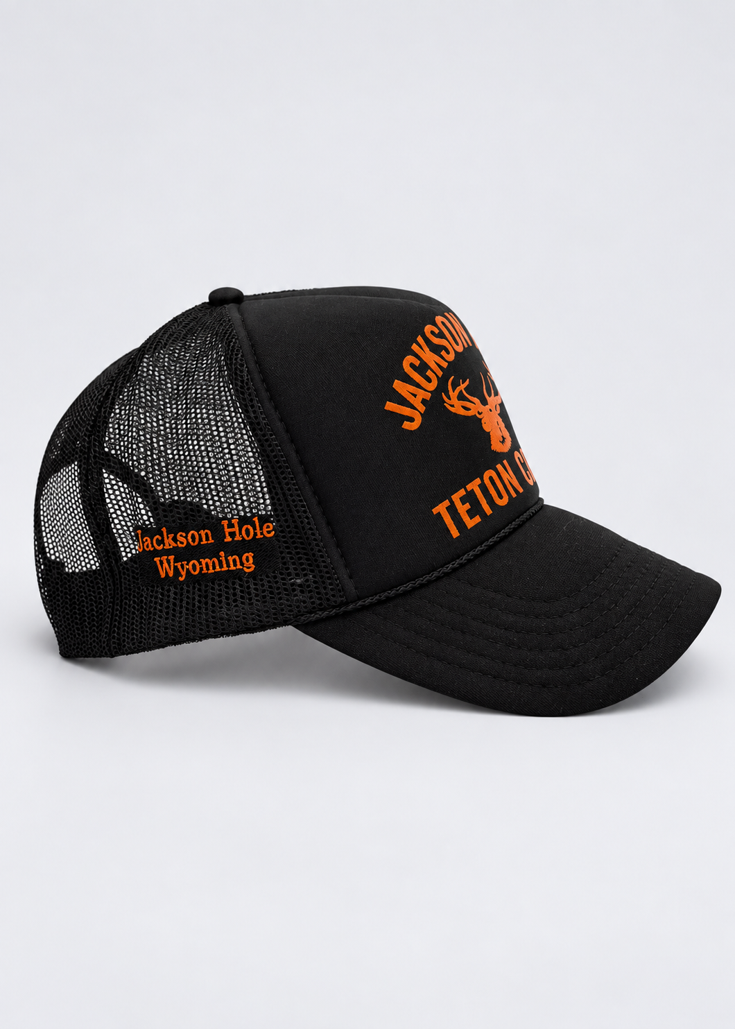 Black + Orange | Elk Trucker Hat