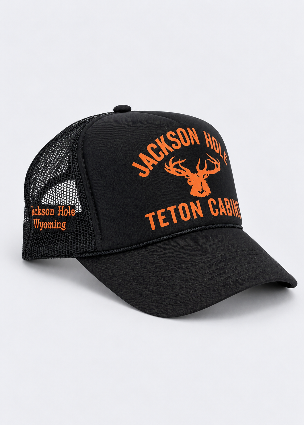 Black + Orange | Elk Trucker Hat