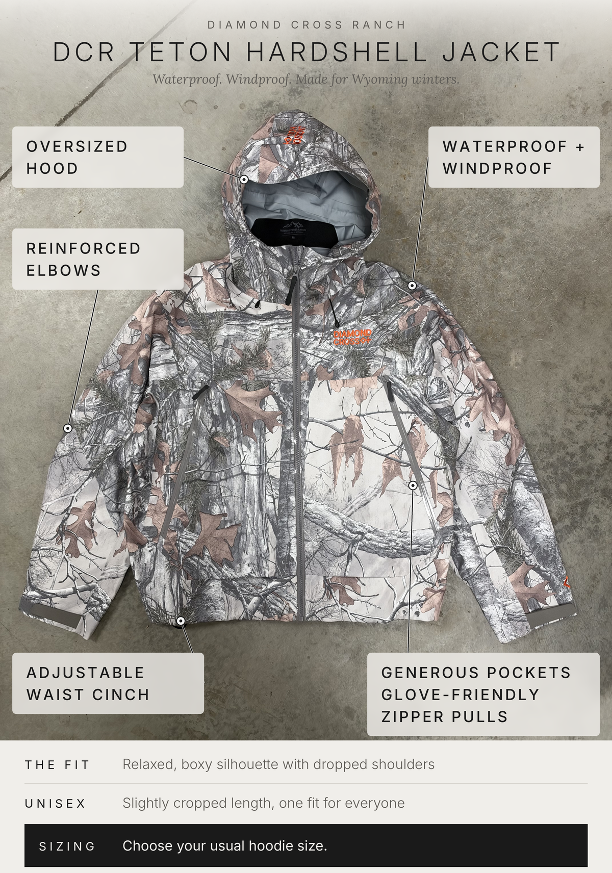 Women Camo | Hardshell Ski Jacket