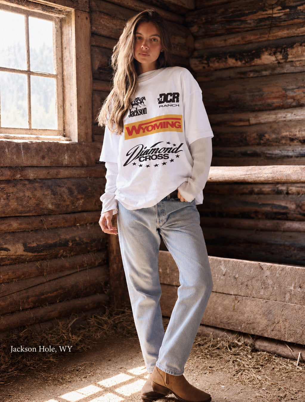 White | Moto Tee