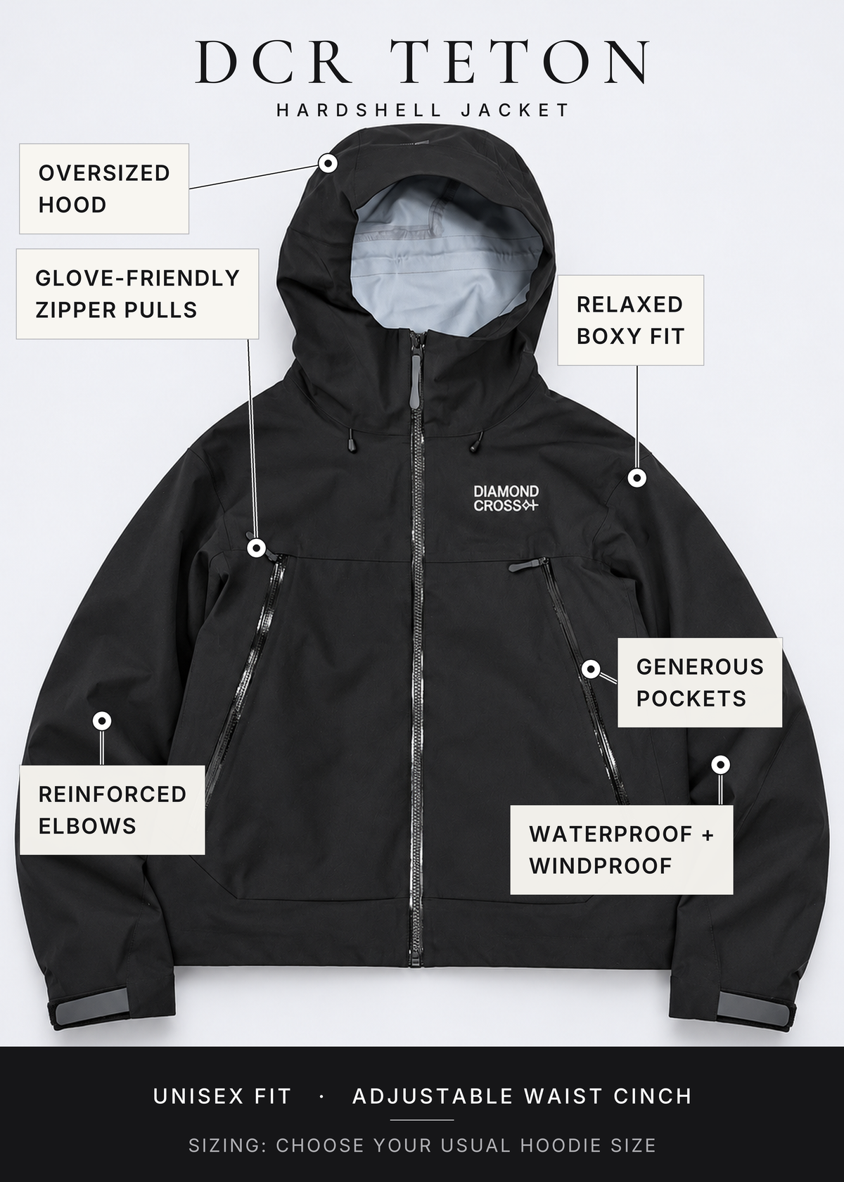 Women Black | Hardshell Ski Jacket