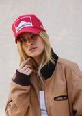 Red Cap & White Logo | Diamond Cross Ranch Marlboro Man Wyoming Cowboy Hat