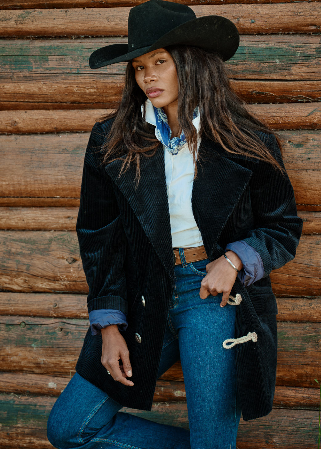 Navy | Corduroy Cowboy Jacket
