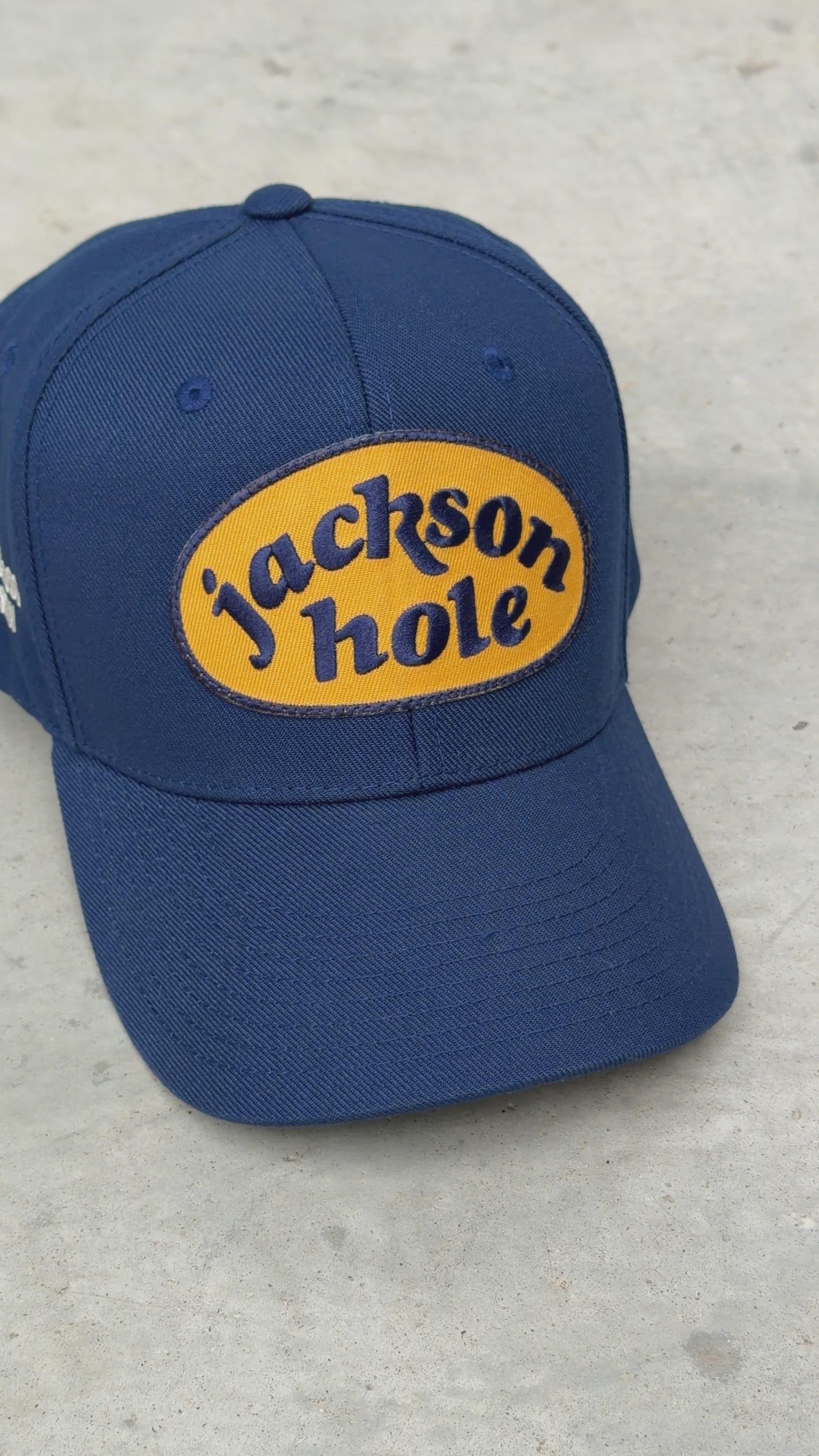 Navy Jackson Hole Patch Hat | Patch Hats