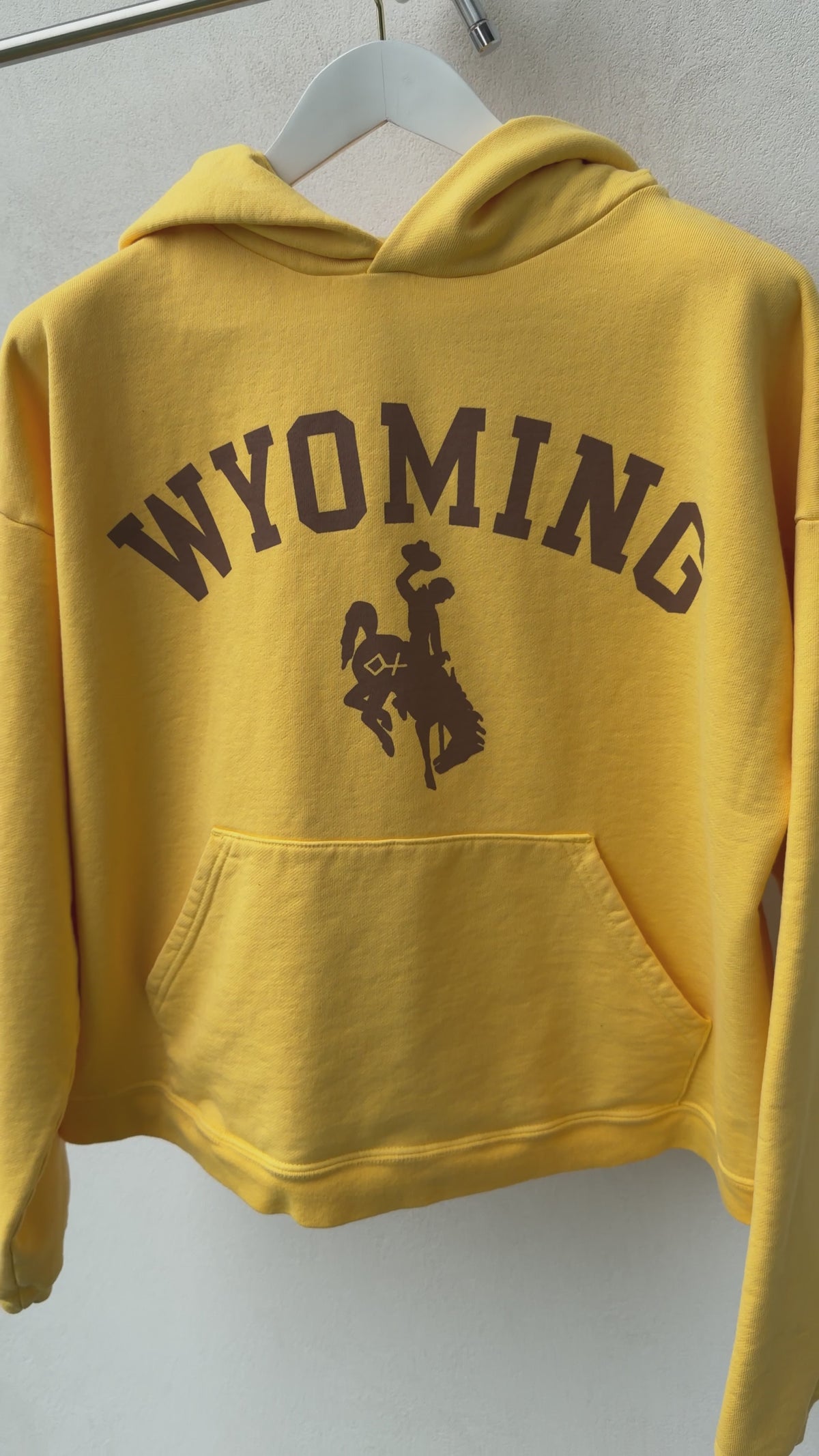 Yellow WYOMING Hoodie | Jackson Hole Hoodies