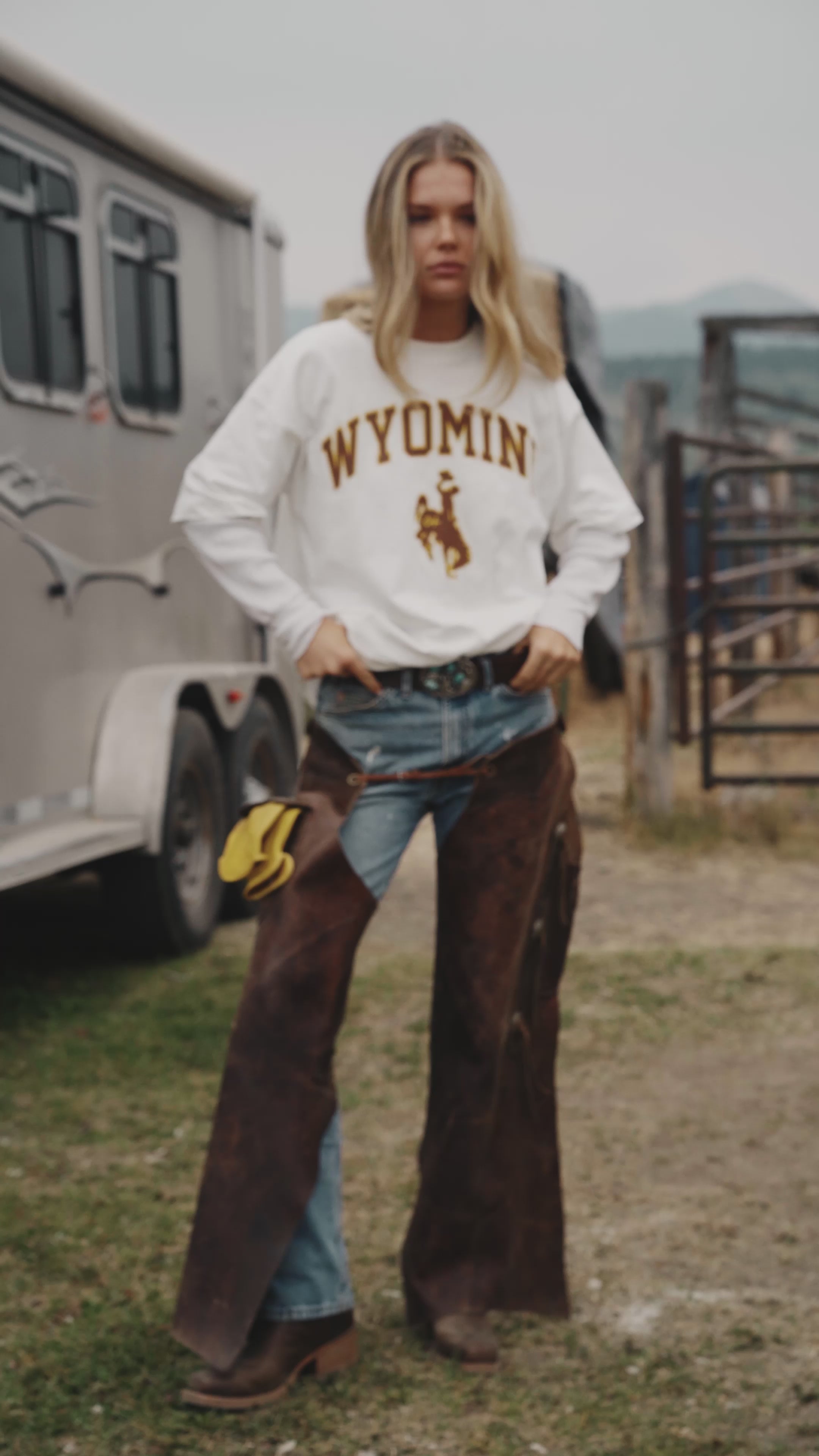 White | Wyoming Icon Tee