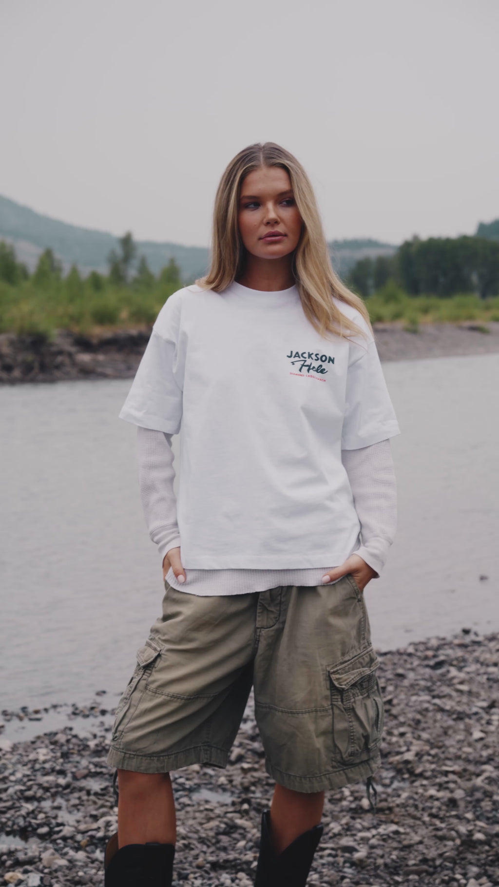 White | Jackson Rodeo Tee
