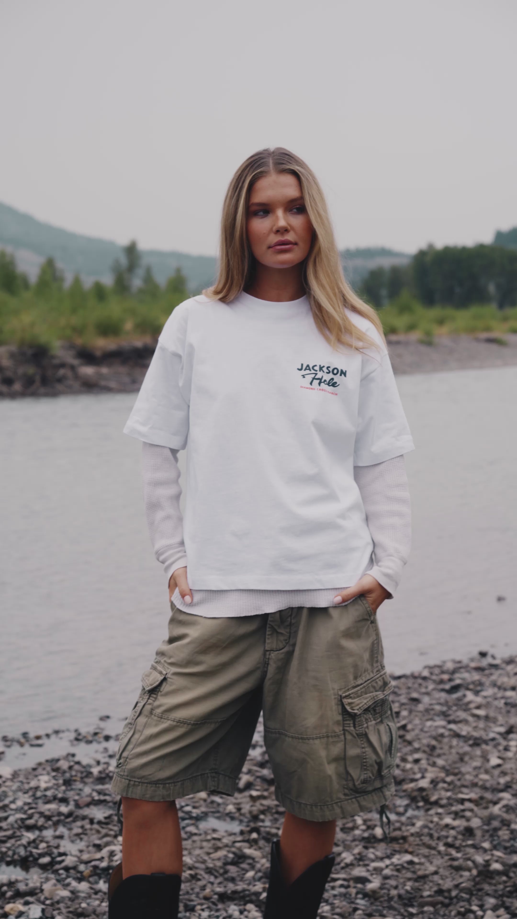 White | Jackson Rodeo Tee