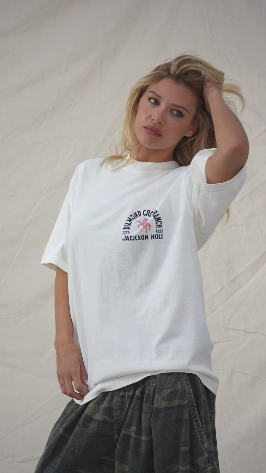 Vintage White | Address Tee