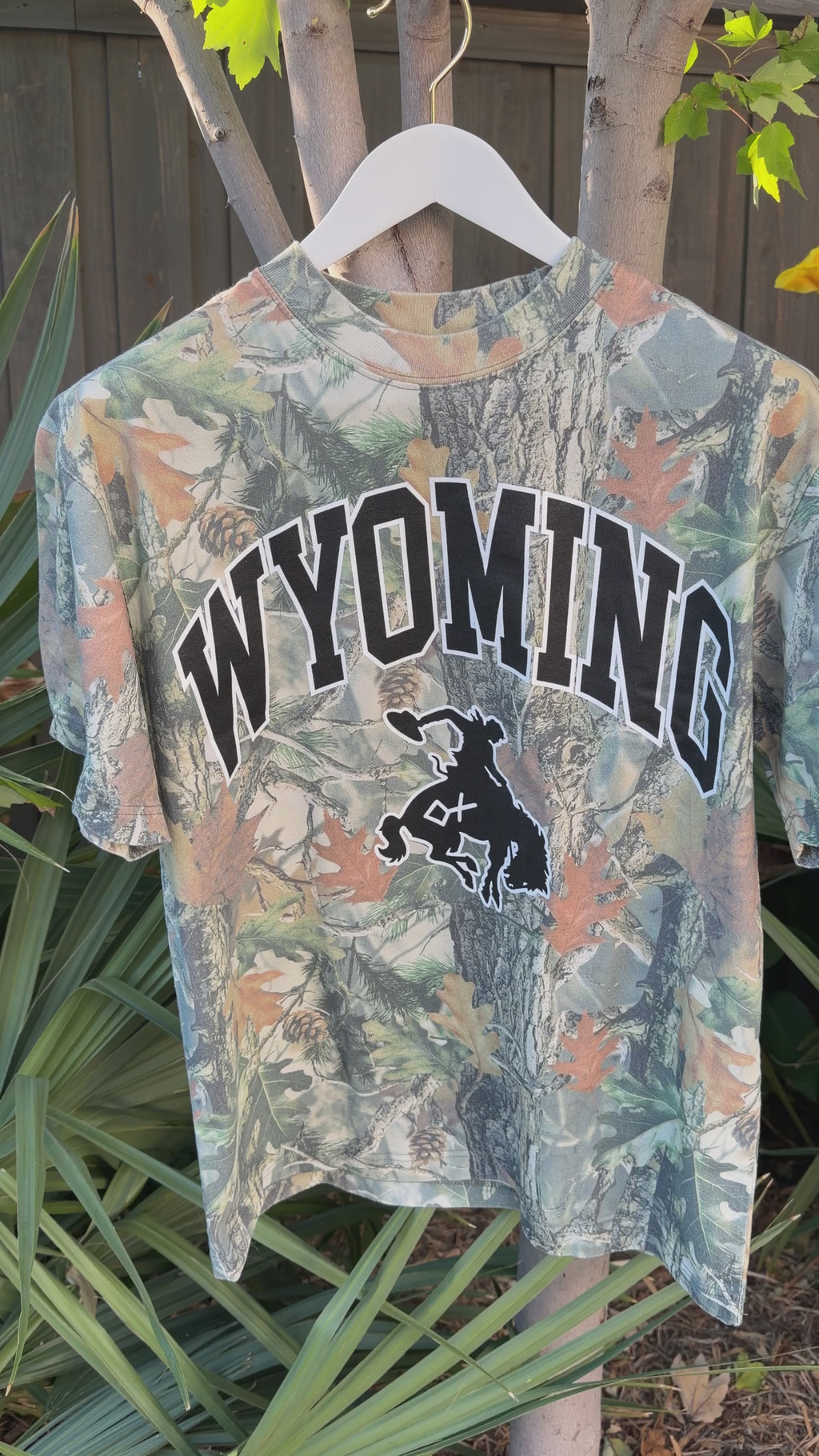 Camo WYOMING Tee