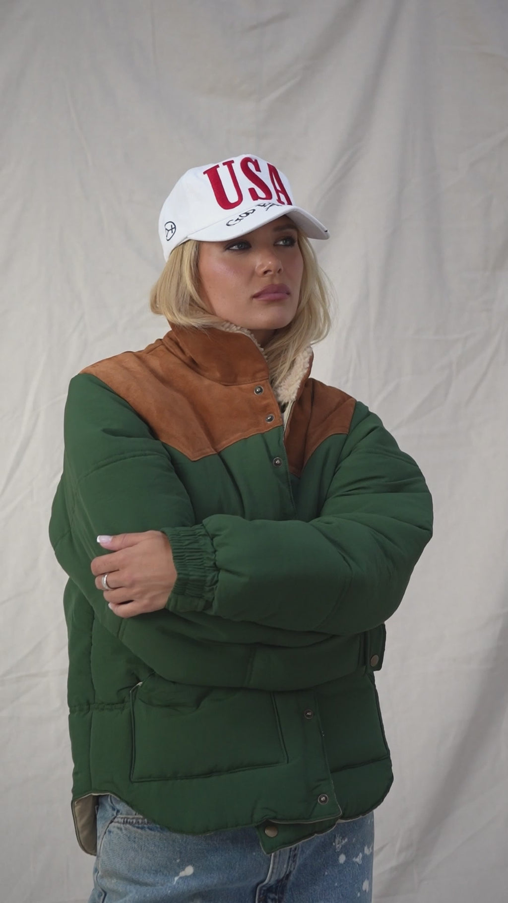 Timber Green Puffer Jacket | The Icon Puffer