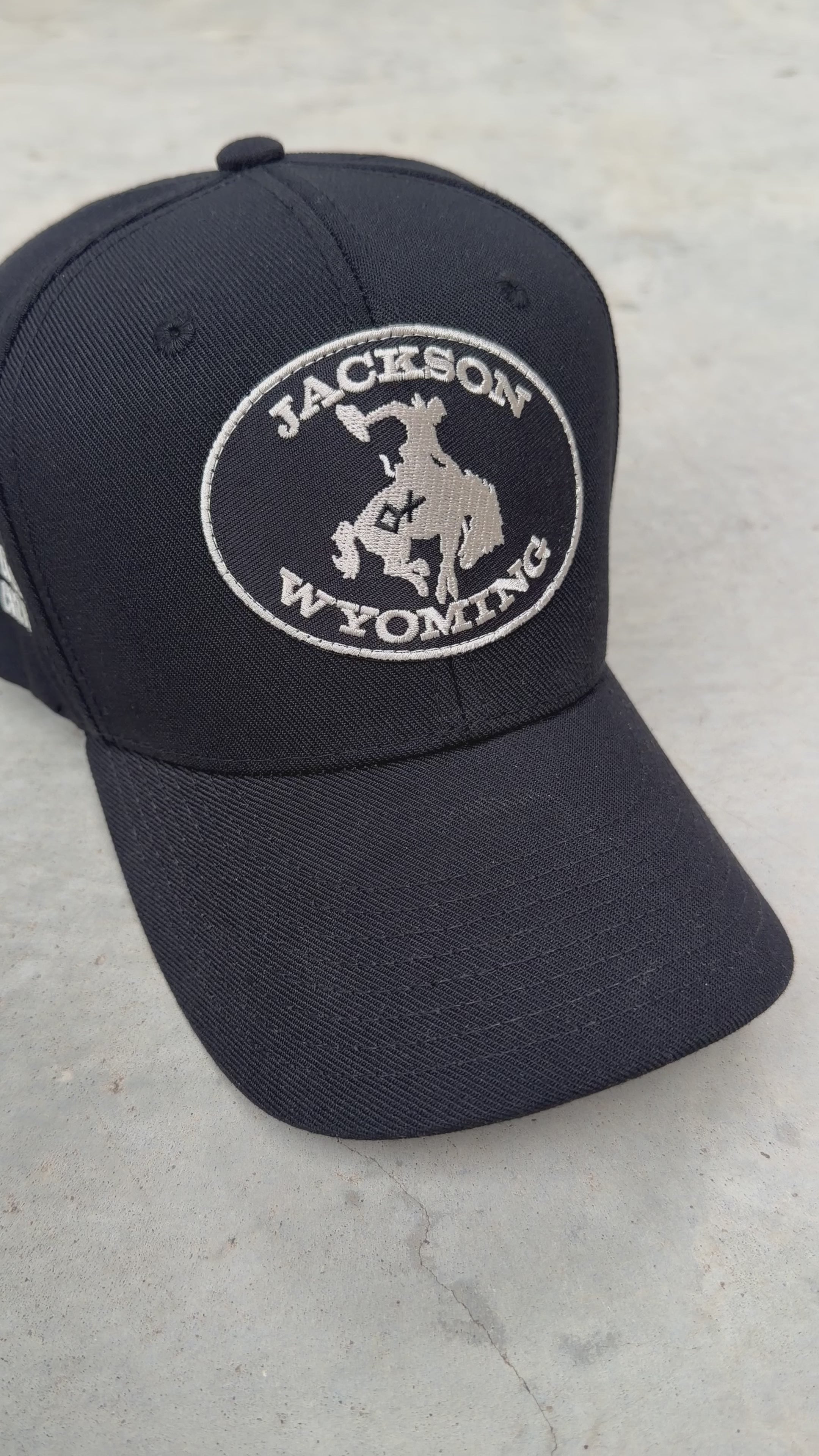 Black Jackson Hole Patch Hat | Patch Hats