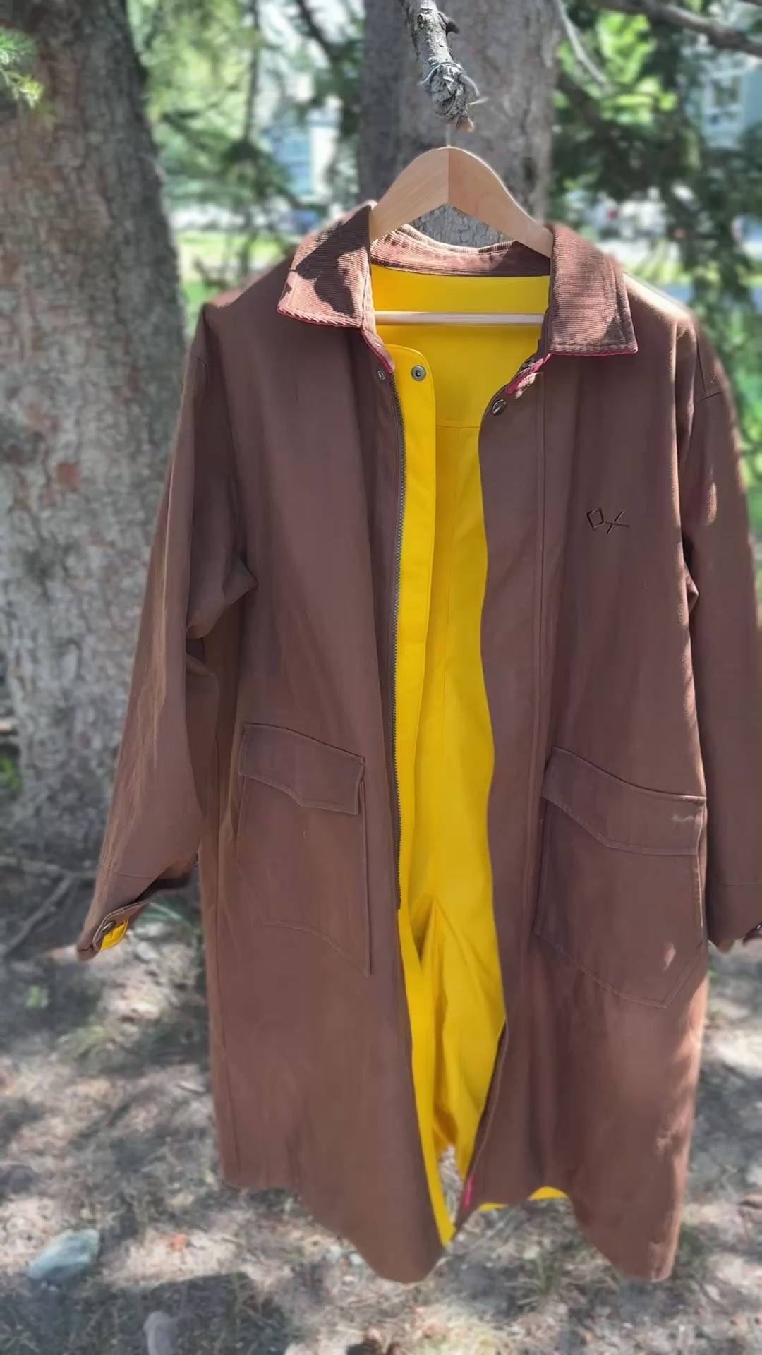 Yellow Duster Jacket