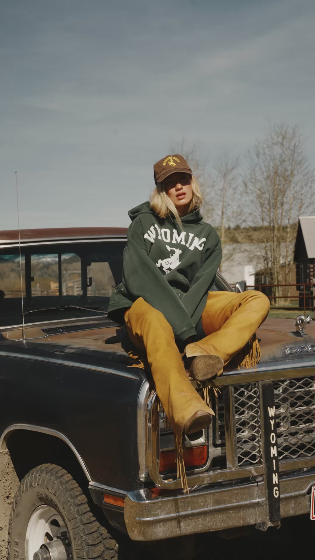 Sun Faded Green Distressed | The Outlaw Hoodie