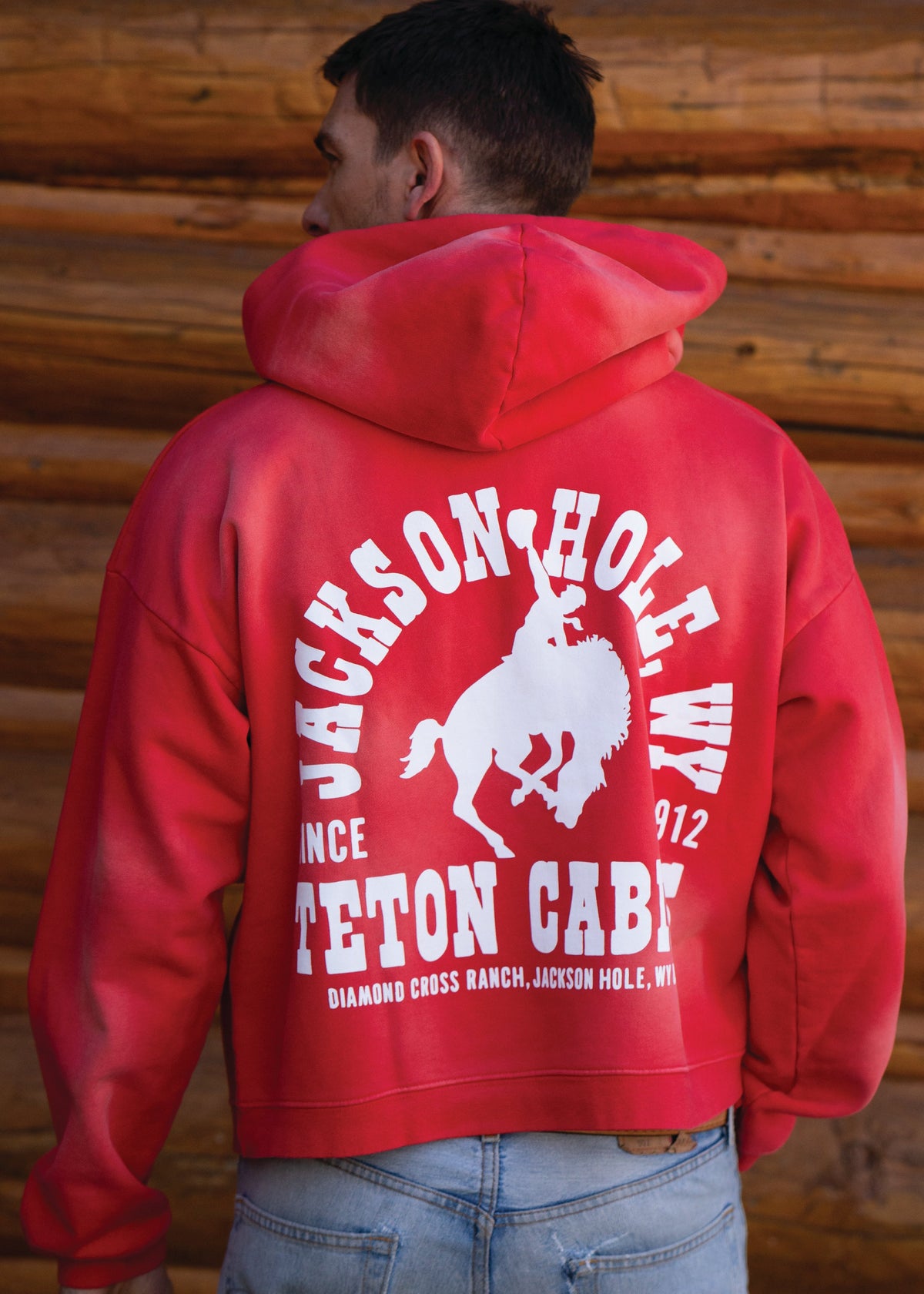 Sun Faded Buckin Hoodie