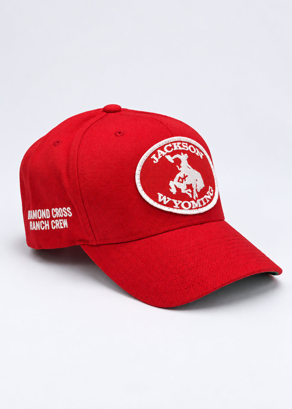 Red | Diamond Cross Ranch Patch Hat
