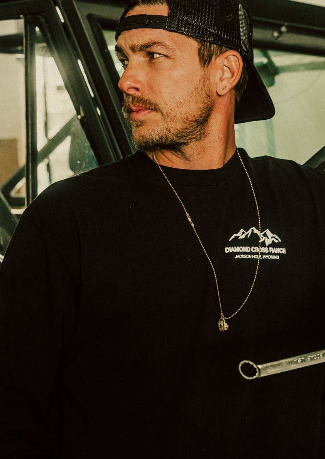Black | Diamond Cross Ranch Yellowstone Wyoming Black Trailblazer Longsleeve