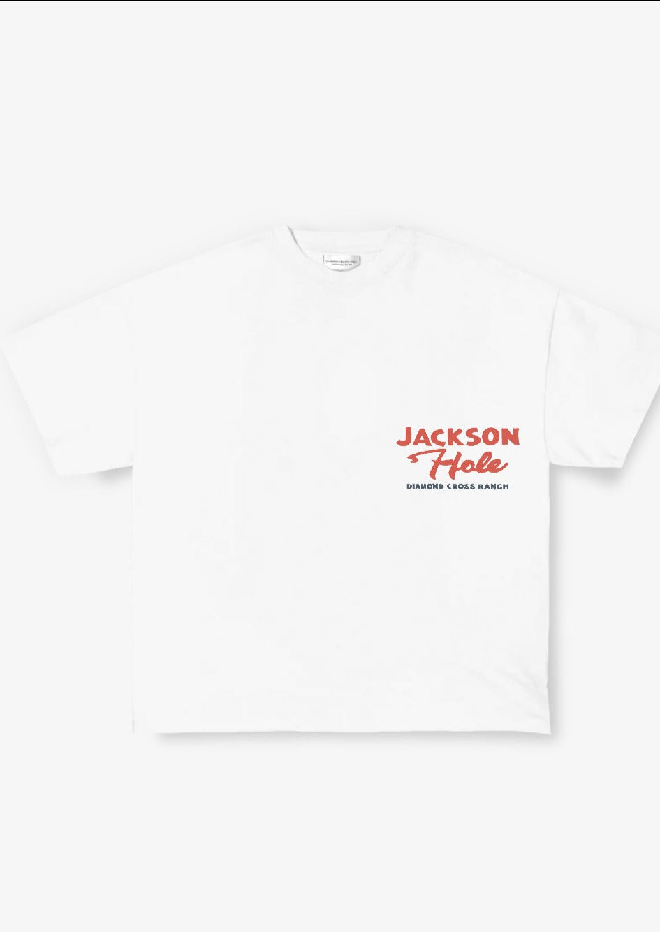 White | Diamond Cross Ranch Rodeo Jackson White T-Shirt