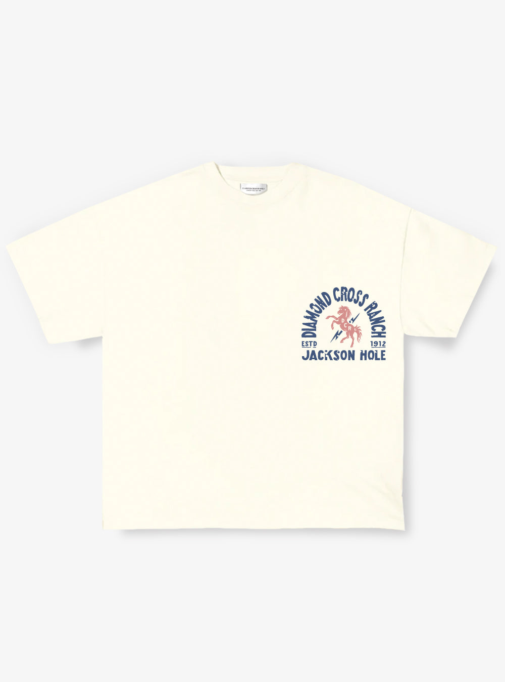 Vintage White | Diamond Cross Ranch White T-Shirt