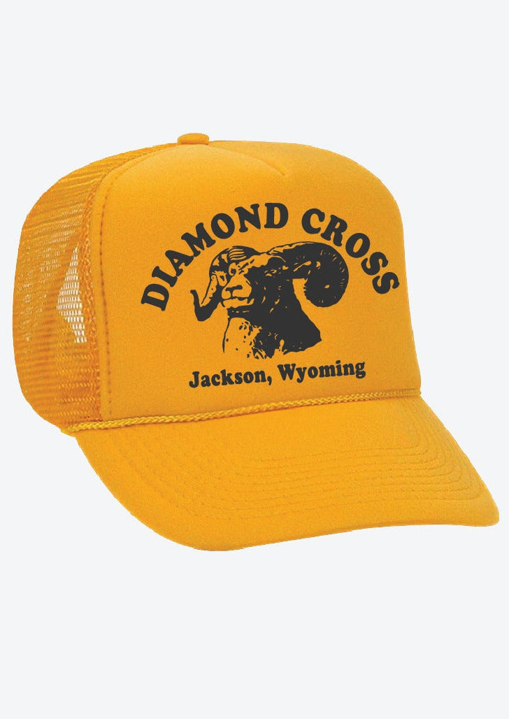 Yellow | Diamond Cross Ranch GOAT Trucker Cap
