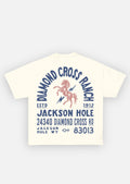 Vintage White | Diamond Cross Ranch White T-Shirt