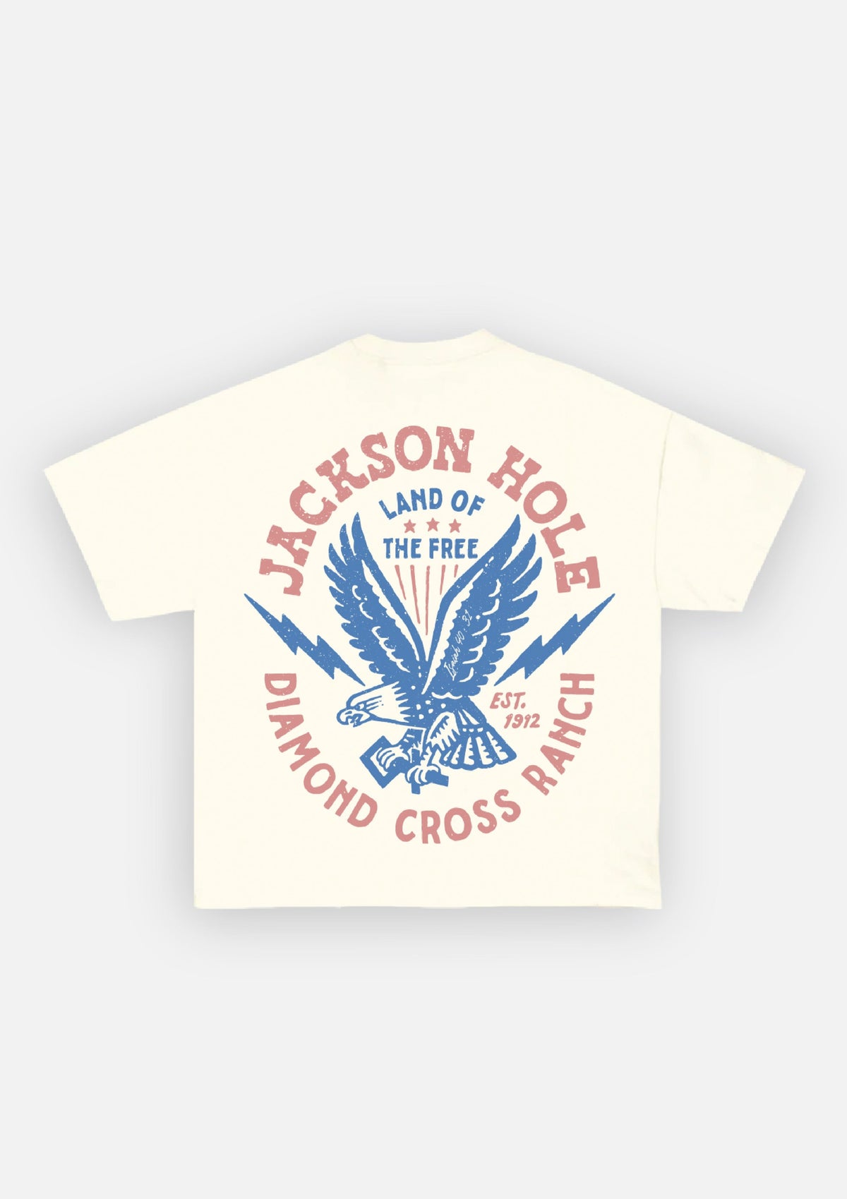 Vintage White | Diamond Cross Ranch Yellowstone White Hi Flyer T-Shirt